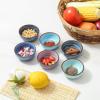 imageSelamica Ceramic Dipping Bowls 27 OZ Soy Sauce Dish Set 3 inch Small Dip Bowls Mini Bowls for Side Dish Appetizers Sushi BBQ Ketchup Set of 6 Gradient ColorGradient Blue