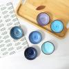 imageSelamica Ceramic Dipping Bowls 27 OZ Soy Sauce Dish Set 3 inch Small Dip Bowls Mini Bowls for Side Dish Appetizers Sushi BBQ Ketchup Set of 6 Gradient ColorGradient Blue