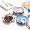imageSelamica Ceramic Spoon Rest for Stove Top 46 Inch Cooking Spoon Holder for Kitchen Counter Stackable Utensil Rest Holder for Spatula Ladles Tong Coffee Spoon Set of 4 Gradient ColorGradient Color