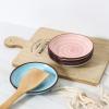 imageSelamica Ceramic Spoon Rest for Stove Top 46 Inch Cooking Spoon Holder for Kitchen Counter Stackable Utensil Rest Holder for Spatula Ladles Tong Coffee Spoon Set of 4 Gradient ColorGradient Color