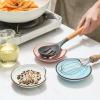 imageSelamica Ceramic Spoon Rest for Stove Top 46 Inch Cooking Spoon Holder for Kitchen Counter Stackable Utensil Rest Holder for Spatula Ladles Tong Coffee Spoon Set of 4 Gradient ColorGradient Color