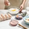 imageSelamica Ceramic Spoon Rest for Stove Top 46 Inch Cooking Spoon Holder for Kitchen Counter Stackable Utensil Rest Holder for Spatula Ladles Tong Coffee Spoon Set of 4 Gradient ColorGradient Color
