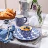 imageSelamica 6 oz Ramekins with Lids Oven Safe Creme Brulee Ramekins Souffle Dishes with Covers Pudding Custard Cups Stackable Ceramic Mini Ramekin Bowls Set for Baking Dipping Set of 6 Assorted ColorsVintage Blue
