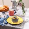 imageSelamica 6 oz Ramekins with Lids Oven Safe Creme Brulee Ramekins Souffle Dishes with Covers Pudding Custard Cups Stackable Ceramic Mini Ramekin Bowls Set for Baking Dipping Set of 6 Assorted ColorsAssorted Colors