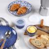 imageSelamica 6 oz Ramekins with Lids Oven Safe Creme Brulee Ramekins Souffle Dishes with Covers Pudding Custard Cups Stackable Ceramic Mini Ramekin Bowls Set for Baking Dipping Set of 6 Assorted ColorsVintage Blue