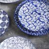 imageSelamica Ceramic Dessert Plates Set of 6 Small Salad Plates 6 Inch Appetizer Plates for Kitchen Mini Dinner Plates for Cake Snacks Side Dish Microwave Dishwasher Safe Vintage BlueVintage Blue