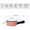 imageSelamica Ceramic Soup Crocks With Handles 15 OZ French Onion Soup Bowls Oven Safe Soup Bowls For Cereal Stew Chilli Pot Pies Baking Microwave Dishwasher Safe Set of 4 Vintage BlueAssorted Colors
