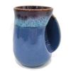 imageSelamica Porcelain 18oz Novelty Lefthanded Handwarmer Mug Coffee Mug Tea Mug for family friends and couple  NavyBlue