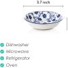 imageSelamica Ceramic Dipping Bowls 25oz Mini Bowls Soy Sauce Dish Dip Bowls Appetizer Side Dishes for SushiSauce Party Pinch Bowls Pack of 6 Vintage BlueVintage Blue