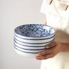 imageSelamica Porcelain Salad Pasta Bowls Serving bowls Microwave ampamp Dishwasher Safe Sturdy ampamp Stackable  26 Ounce Set of 6 Vintage BlueVintage Blue