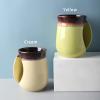 imageSelamica Porcelain 18oz Novelty Righthanded Handwarmer Mug Coffee Mug Tea Mug for family friends and couple  BlueMint