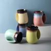 imageSelamica Porcelain 18oz Novelty Righthanded Handwarmer Mug Coffee Mug Tea Mug for family friends and couple  BlueMint