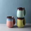 imageSelamica Porcelain 18oz Novelty Righthanded Handwarmer Mug Coffee Mug Tea Mug for family friends and couple  BlueMint
