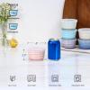 imageSelamica Ramekins with Lids 8 oz Creme Brulee Ramekins Oven Safe Souffle Dishes Porcelain Custard Cups for Baking Small Bowls for Dipping Pudding Ice Cream Set of 6 Gradient ColorGradient Color
