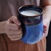imageSelamica Ceramic 18oz Novelty Righthanded Handwarmer Mug Coffee Mug for family friends and couple  Ceylon GreenHaze