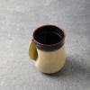 imageSelamica Ceramic 18oz Novelty Righthanded Handwarmer Mug Coffee Mug for family friends and couple  Ceylon GreenPink