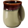 imageSelamica Ceramic 18oz Novelty Righthanded Handwarmer Mug Coffee Mug for family friends and couple  Ceylon GreenCeylon Green