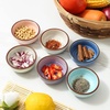 image:imageSelamica Ceramic Mini Dipping Bowls 26 OZ Soy Sauce Dish 3 Inch Pinch Bowls for Dip Sauce Condiment Side Dish Set of 6 WhiteGradient Color