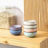 image:imageSelamica Ceramic Mini Dipping Bowls 26 OZ Soy Sauce Dish 3 Inch Pinch Bowls for Dip Sauce Condiment Side Dish Set of 6 WhiteGradient Color