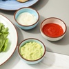 image:imageSelamica Ceramic Mini Dipping Bowls 26 OZ Soy Sauce Dish 3 Inch Pinch Bowls for Dip Sauce Condiment Side Dish Set of 6 WhiteGradient Color