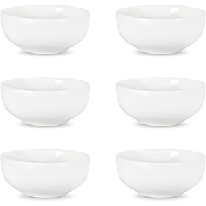 image:imageSelamica Ceramic Mini Dipping Bowls 26 OZ Soy Sauce Dish 3 Inch Pinch Bowls for Dip Sauce Condiment Side Dish Set of 6 WhiteWhite