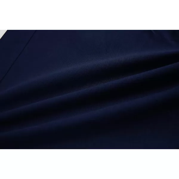 Mens Elastic Waist Band Casual Pants Straight Fit Open Leg Bottom Spacious Slant Pocket Comfort Trousers