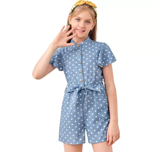2-blue Rompers