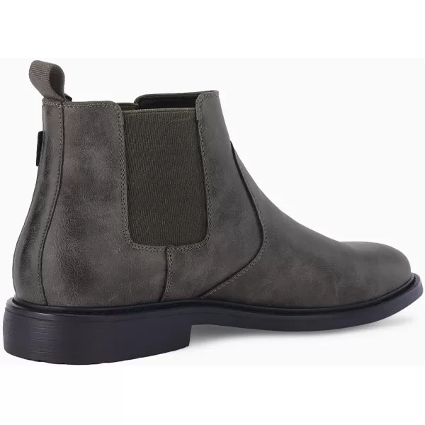 Coutgo Men's Chelsea Boots, Slip-on Buckle Strap Ankle Boots, Casual Dress Boots for Men