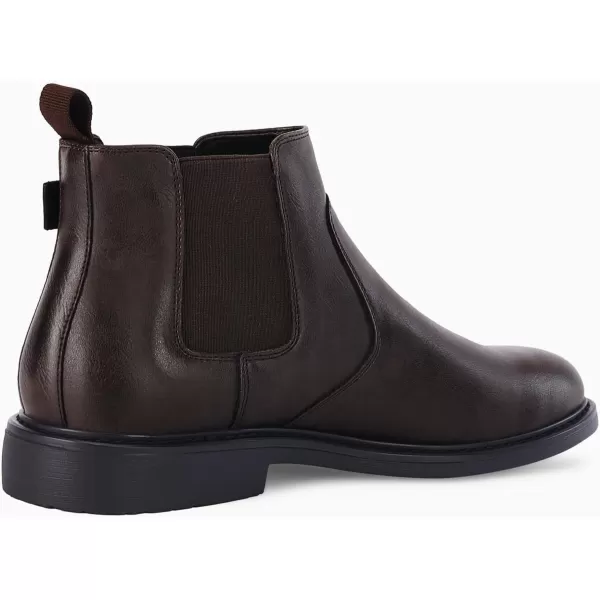 Coutgo Men's Chelsea Boots, Slip-on Buckle Strap Ankle Boots, Casual Dress Boots for Men