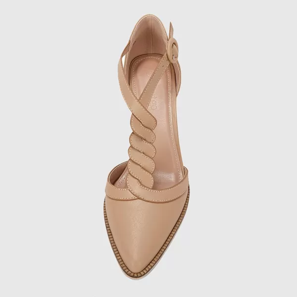 Womens Block Chunky Heels T Strap Dress Shoes Closed Toe Braided Stacked Heeled Sandals Pumps