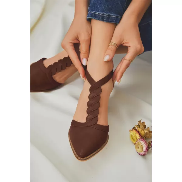 Womens Block Chunky Heels T Strap Dress Shoes Closed Toe Braided Stacked Heeled Sandals Pumps