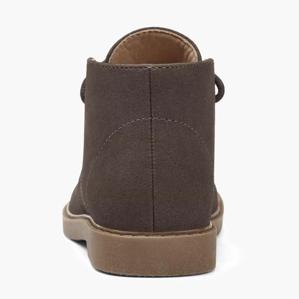 Coutgo Boys Girls Chukka Boots Comfort Round Toe Outdoor Lace Up Ankle Booties