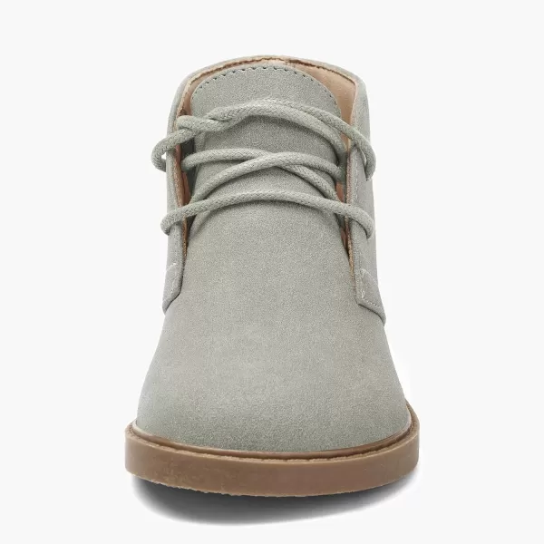 Coutgo Boys Girls Chukka Boots Comfort Round Toe Outdoor Lace Up Ankle Booties