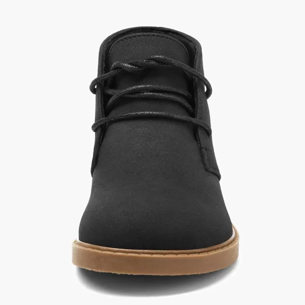 Coutgo Boys Girls Chukka Boots Comfort Round Toe Outdoor Lace Up Ankle Booties