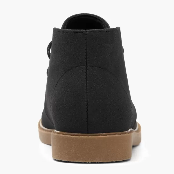 Coutgo Boys Girls Chukka Boots Comfort Round Toe Outdoor Lace Up Ankle Booties