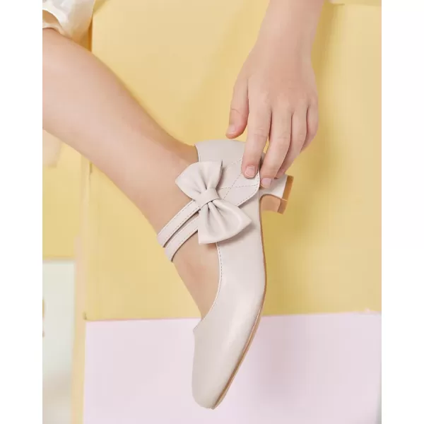 Coutgo Girls Dress Shoes Mary Jane Shoes Flower Princess Wedding Party Girl School Shoes Low Heel Flats for Toddler Little Big Kids