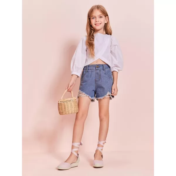 Coutgo Girls Espadrille Platform Wedge Sandals Closed Toe Lace Up Ankle Strap Summer Shoes Toddler Little Big Kid