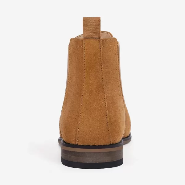 Coutgo Men's Chelsea Boots Comfortable Suede Dress Boots Chukka Ankle Boots