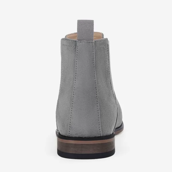 Coutgo Men's Chelsea Boots Comfortable Suede Dress Boots Chukka Ankle Boots