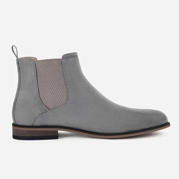 Coutgo Men's Chelsea Boots Comfortable Suede Dress Boots Chukka Ankle Boots
