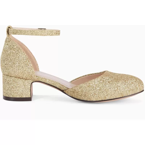 Girls Dress Shoes Flower Girl Mary Jane Low Chunky Heels Ankle Strap Buckle School Wedding Party Pumps Little Big Kid