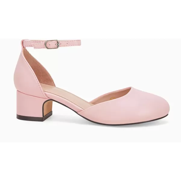 Girls Dress Shoes Flower Girl Mary Jane Low Chunky Heels Ankle Strap Buckle School Wedding Party Pumps Little Big Kid