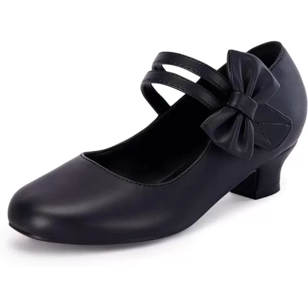 Coutgo Girls Dress Shoes Mary Jane Shoes Flower Princess Wedding Party Girl School Shoes Low Heel Flats for Toddler Little Big Kids