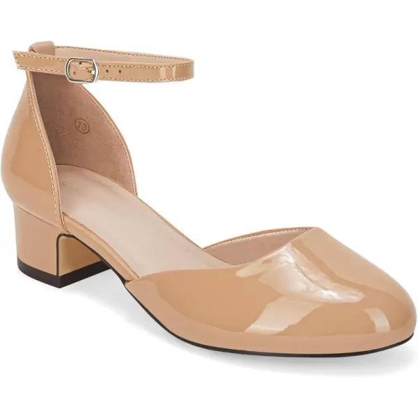 Girls Dress Shoes Flower Girl Mary Jane Low Chunky Heels Ankle Strap Buckle School Wedding Party Pumps Little Big Kid