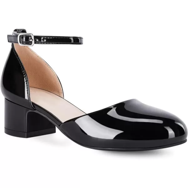 Girls Dress Shoes Flower Girl Mary Jane Low Chunky Heels Ankle Strap Buckle School Wedding Party Pumps Little Big Kid