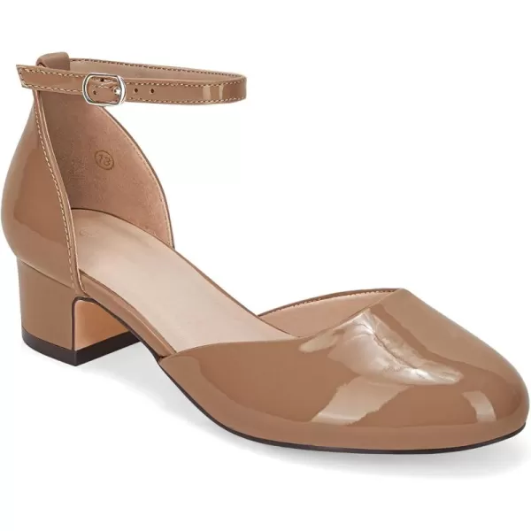 Girls Dress Shoes Flower Girl Mary Jane Low Chunky Heels Ankle Strap Buckle School Wedding Party Pumps Little Big Kid