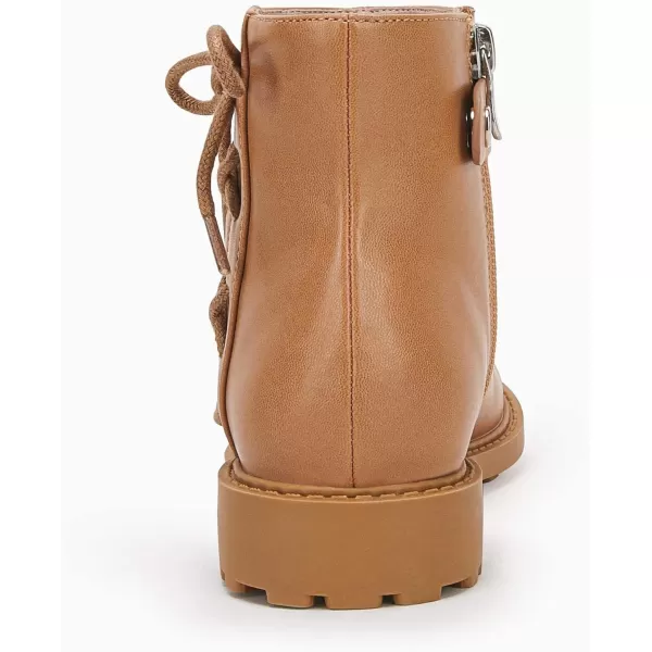 Coutgo Girls Tie Knot Ankle Boots Kids Side Zipper Chunky Low Heel Faux Leather Dress Booties
