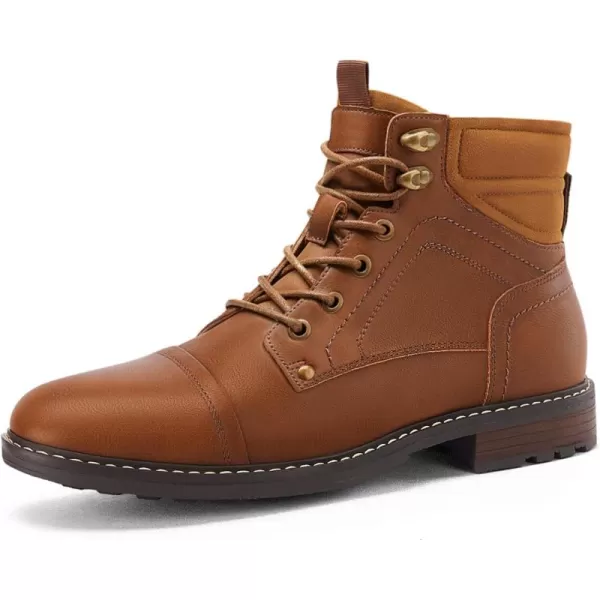 Coutgo Mens Chukka Boots Waterproof Soft Toe Mid Top Fashion Casual Work Hiking Dress Shoes