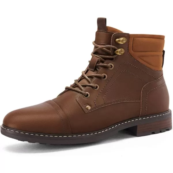 Coutgo Mens Chukka Boots Waterproof Soft Toe Mid Top Fashion Casual Work Hiking Dress Shoes