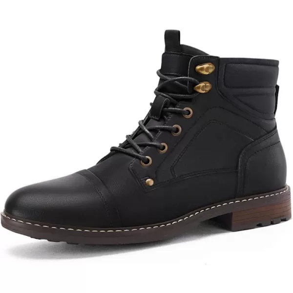 Coutgo Mens Chukka Boots Waterproof Soft Toe Mid Top Fashion Casual Work Hiking Dress Shoes